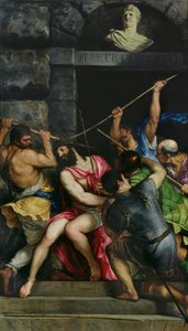 A töviskoronázás, 1540-42 alkotó: Tiziano Vecelli